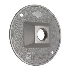 HBE 5193-0 COVER 4"ROUND CLUST 1-1/2" GRY