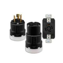 EAG AHCL1730R CCL RECP 30A 600V 3PH BK&BK RECEPTACLE