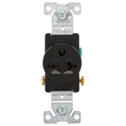 EAG 1876BK REC SGL 20A250V 2P3W SWIRE BLK