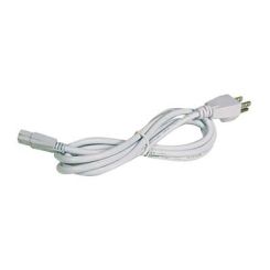 LTL ALFT60902-WH-3 6' PWR CORD 90DEG LEFT CONNCTN
