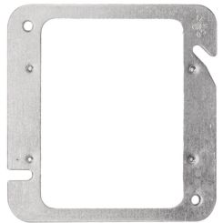 52C00BAR SQUARE CVR 4IN 2 DEVICE FLAT