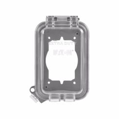 EAG WIU-1VX PLASTIC 1G IN USE VERTICAL CLEAR COVER EXTRA DUTY