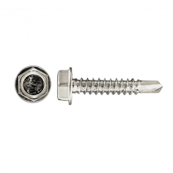 537-220 #8 X 1/2" HEX HD TAPPING SCREWS DRILL-X« ZINC SOLD/PACK OF 1000PCS